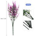 thumbnail image 2 of 10 Paquetes de flores artificiales Unique Bargains Lavanda Imitación Plástico para Interior/Exterior Decoración Fucsia 13.78 Pulgadas, 2 of 6