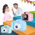 thumbnail image 3 of Cámara digital de alta definición para niños, cámara de dibujos animados, cámara SLR digital portátil, juguete, regalo de cumpleaños para niños, 3 of 3