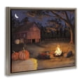 thumbnail image 2 of Stupell Industries Rustic Lodge Autumn Campfire Embers Brown Floating Frame Canvas Art, 21 x 17, by Billy Jacobs, 2 of 8