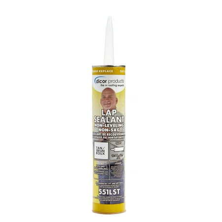 Dicor 551LST-1, Paste Rubber, Tan Flexible Industrial Sealant, 1 lbs