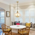thumbnail image 6 of KPIBEST Vintage French style ceiling chandelier, French country style ceiling   light fixture for bedroom, living room, hallway, dining room, 6 of 10