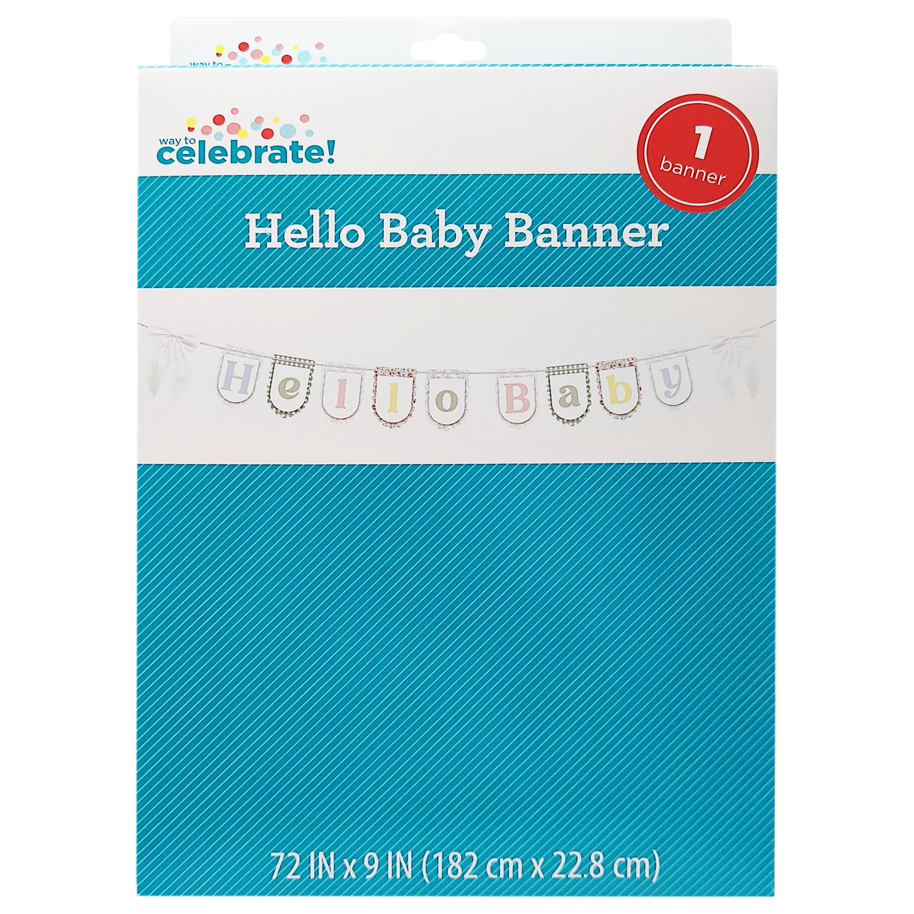 Way to Celebrate "Hello Baby" Banner