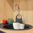 thumbnail image 6 of Double-layer Sink Draining Basket, Stainless Steel Hanging Rack, Drain Mesh Sponge Storage, for Dorm Kitchen, Keeps Counters Dry, Kitchen Organization Supplies, Bathroom Sink Accessories, Vsgery, 6 of 9