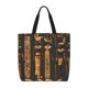 thumbnail image 1 of Fotbe Ancient Egyptian Hieroglyph Bolsa Tote con Estampado para Mujer, Bolsos con Cremallera, Bolsa de Hombro Casual de Gran Capacidad con Bolsillos Internos, 1 of 7
