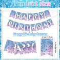 thumbnail image 2 of Banner de cumpleaños Kiyiusan Frozen para decoración de fiesta, invierno, 2 of 7