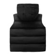 thumbnail image 3 of Gubotare Softshell Vest Kids Boys Puffer Vest Lightweight Sleeveless Zip-Front Jacket with Pockets, Kids Outerwear Size 10-11 (Black,10-11 Years), 3 of 9
