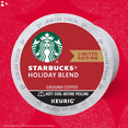 thumbnail image 3 of Starbucks Holiday Blend, Medium Roast K-Cup Coffee Pods, 100% Arabica, Limited Edition, 22 Ct, 3 of 12