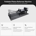 thumbnail image 2 of BalanceFrom Foldable Pilates Reformer Machine with Adjustable Heights & Jump Board, Black, 2 of 7