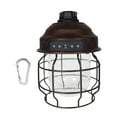 thumbnail image 1 of Linterna de camping LED Zulema luz de camping vintage recargable estilo retro regulable Grano de madera, 1 of 8
