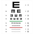 thumbnail image 3 of Ambesonne Eye Chart Duvet Cover Set, Vertical E Motifs Numbers, Twin, Green Dark Coral, 3 of 3