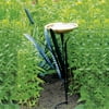 Achla Single Cattail Bird Bath, Copper