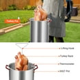 thumbnail image 4 of Kojooin Turkey Deep Fryer, 30-Quart Cooking Kit and 10-Quart Kit, 50,000 Btu Outdoor Propane Deep Fryer, Aluminum Turkey Deep Fryer and Propane Burner Kit, Outdoor Deep Fryer with Burner Holder, 4 of 7