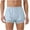 Light Blue, variant on Mens Shorts Solid Color Training Elastic Waist Pocket Bermuda Shorts Black L