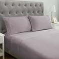 thumbnail image 2 of Modern Threads 4-Piece Solid Microfiber Adult Sheet Set, Dusty Mauve, California King, 2 of 10