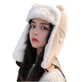thumbnail image 2 of PEIXUN Winter Adult Cute Windproof Warm Ear Protection Face Protection Adult Hat, 2 of 4