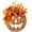 light, variant on Lighted Burlap Pumpkin Wreath with Remote Control, Rustic Fall Hanging Sign for Front Door Thanksgiving Decor, 15.7 In