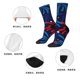 thumbnail image 5 of Balery Red White Blue Fireworks Calcetas Largas con Estampado para Hombre y Mujer – Suaves y Transpirables, Talla Única (US 5-11), 5 of 6