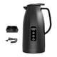 thumbnail image 1 of Hervidor de agua caliente, hervidor de agua con encendedor de cigarrillos, tetera eléctrica 12 l negro, 1 of 9