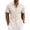 CBD80-Beige, variant on Mens Button Down Short Sleeve Shirt Dressy Casual Shirts Summer Beach Shirts With Pocket Formal Wedding Workout Tops White M