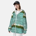 thumbnail image 3 of Lsque Wood Grain UPF 50+ Lightweight Sun Protection Men's Women's Long Sleeve Shirt, Hoodie Performance -Medium, 3 of 9