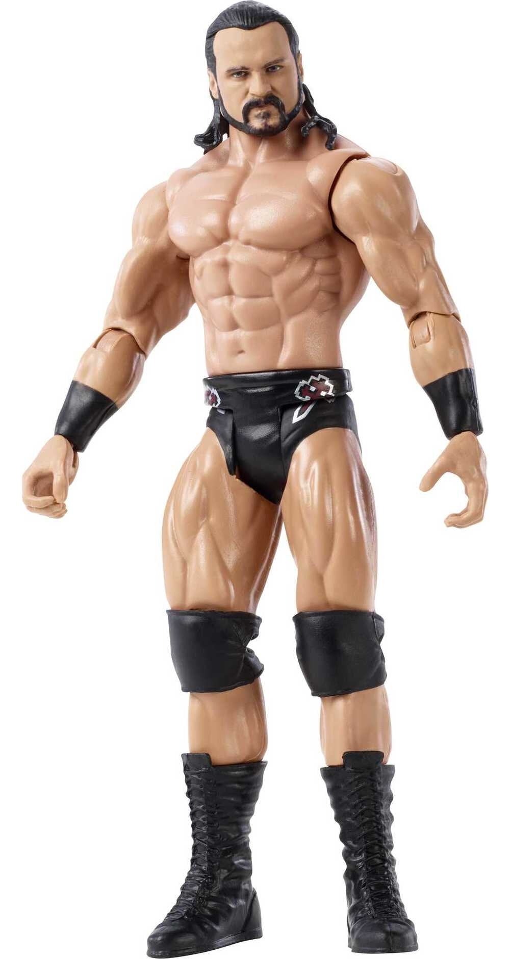 LOT 4 WWE Wrestling Figures Mattel The Rock John Cena AJ Styles Finn Valor Rare 