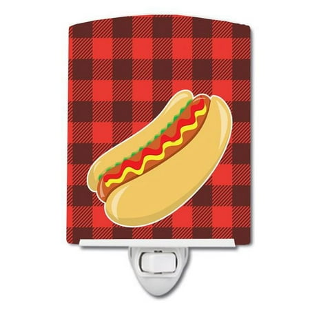 

Backyard BBQ Hot Dog Ceramic Night Light