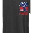 thumbnail image 3 of Coca-Cola - 86 American Flag And Bottle - Womens Short Sleeve Graphic T-Shirt, 3 of 5
