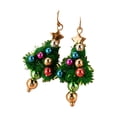 thumbnail image 1 of Pendientes de , pendientes de gota de Navidad para mujer, pendientes colgantes, divertidos regalos de joyería para aniversario, fiesta, 1 of 8