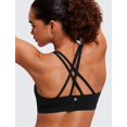 thumbnail image 4 of Top Deportivo CRZ YOGA Sensación Desnuda con Tirantes Negro Mediano, 4 of 6