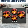 thumbnail image 6 of Gas Stove Burner Cover,Electric Stove Top Protector,Easy to Clean,Tropical Beach Sunset with Palm Trees, 6 of 7