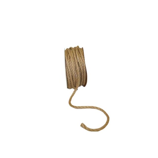 Reliant Ribbon 25527-750-15J 0.375 in. 25 Yards Jute Cord Ribbon&44; Naturel