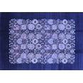 thumbnail image 1 of Ahgly Company Indoor Rectangle Oriental Blue Industrial Area Rugs, 3' x 5', 1 of 4
