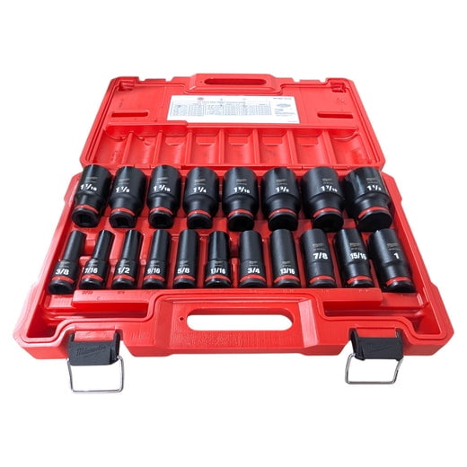 【SAKU】 Milwaukee 19PC SHOCKWAVE High Torque Impact Duty 1/2