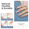 thumbnail image 6 of Modelones Medium Almond Nail Tips 500Pcs Clear False Acrylic Almond Press on Nails Pre-shape Full Cover Fake Extension DIY at Home 10 Sizes, 6 of 9
