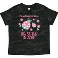 thumbnail image 3 of Inktastic I'm Going to Be a Big Sister in April Girls Toddler T-Shirt, 3 of 5