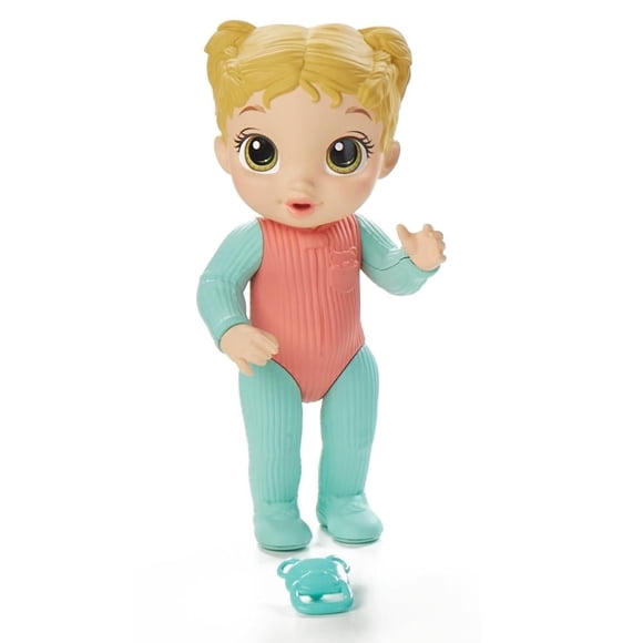 Muñeca Hasbro Baby Alive Sueño y abrazos Muñeca lavable de dormir Cabello Rubio Figura de 24 cm