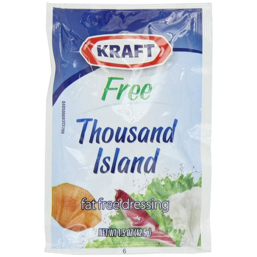 Kraft Thousand Island Salad Dressing (1.5 oz Packets, Pack of 60