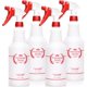thumbnail image 1 of Botella pulverizadora de plástico Uineko (paquete de 4, 16 onzas, multiusos) Botellas pulverizadoras resistentes a prueba de fugas Botella de agua vacía para solución de limpieza Plantación de mascota, 1 of 4