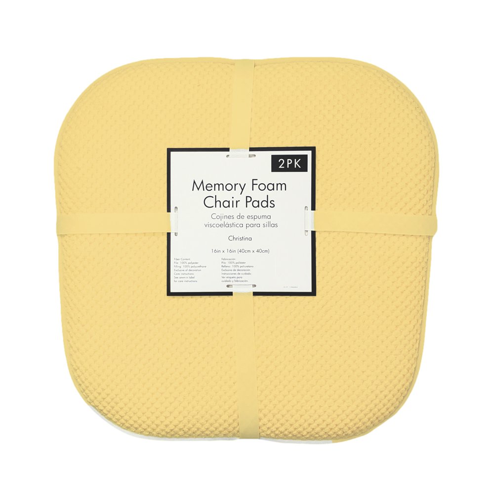 Soft Chair Pads Cushions with NonSkid Backing for Kitchen Office