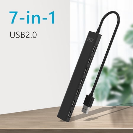 Multi Usb Adapter For Computer Mymisisa USB 2.0/3.0 HUB Adapter Multi USB Splitter 7 Ports USB ...