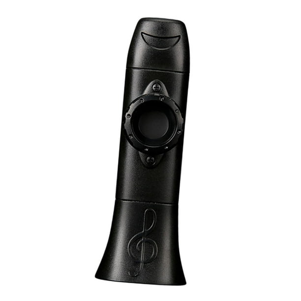 Kazoo Gran Sonido Kazoo Profesional Fácil de Llevar Tono Ajustable Kazoo Fácil de Negro