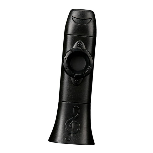 BELOVING Cadeau Éducatif Kazoo Portable Réglable pour Amateurs de Musique Ukulélé Noir