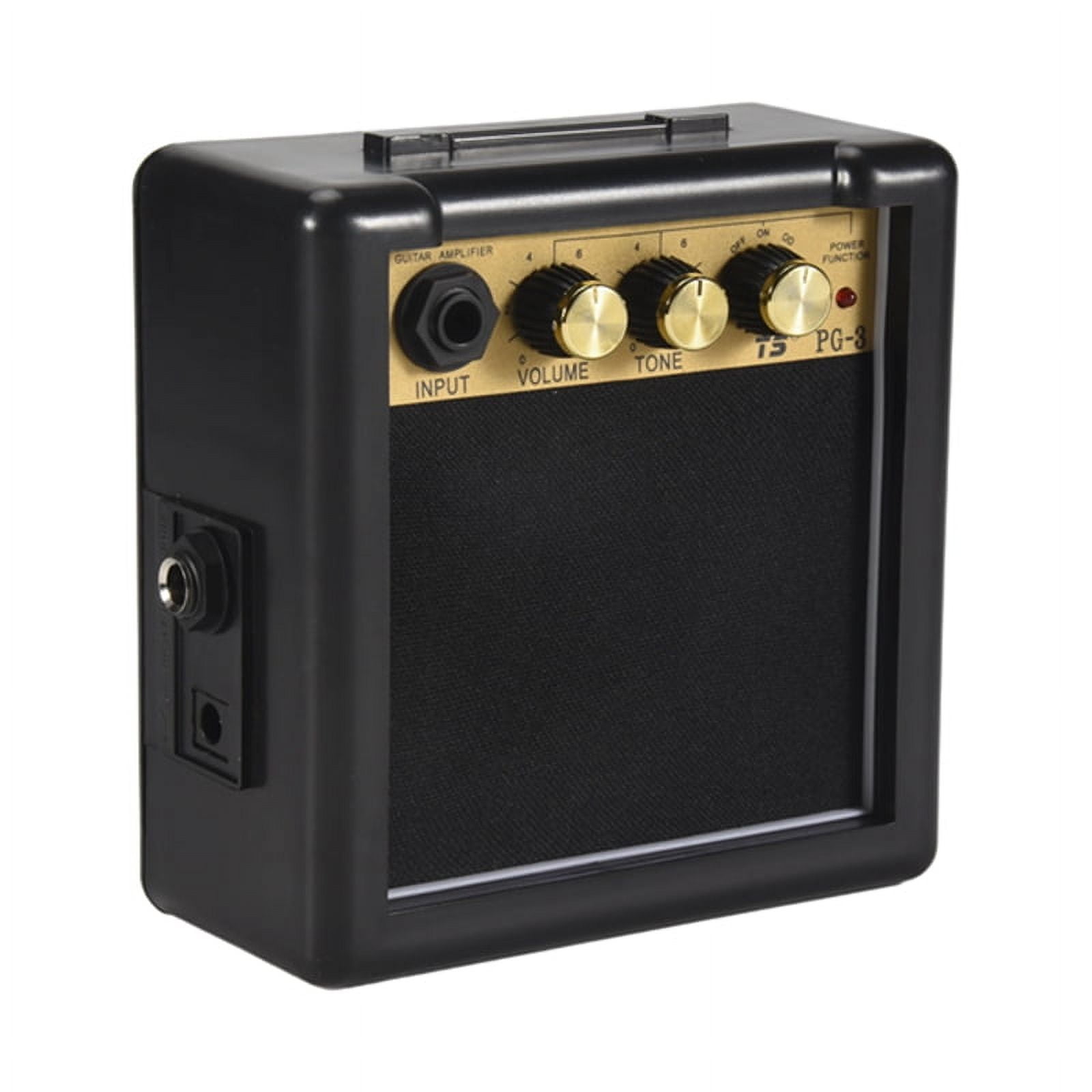Portable Mini Guitar Bass Amplifier Guitarra AMP 5W Speaker Clip-On Guitar Parts Accessories for Acoustic Electric Guitar PG-3