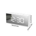 thumbnail image 3 of Digital Alarm Clock Led Digital Electronic Mirror Alarm Clock Desktop Small Alarm Clock Students Special Children's Electronic Clock Digital Clock Large Display, 3 of 8