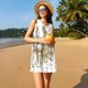 thumbnail image 3 of Fotbe Western Scenery With Old Wagon Vestido de Verano sin Mangas para Mujer – Vestido Midi Línea A, Estilo Camiseta Floral, Vestido Playero Casual y Fluido, 3 of 7