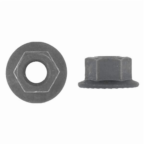 Flange Nut, M8-1.25, Steel, Not Graded, Phosphate, 19 mm Hex Wd, 10 mm Hex Ht, 100 PK(5805PK)