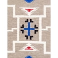 thumbnail image 2 of Pasargad Home Tuscany Collection Reversible Wool Mocha Area Rug- 5' 0'' X 6'11'', 2 of 2