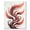 Orange, Pattern 16, variant on ODIKA 4'x6' Machine Washable Non-Slip Area Rug, Watercolor Burgundy High Traffic Rug, Red, 934446
