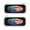 White, variant on Colorful Moon, Carrying Case For Nintendo Switch & OLED Version, Eva Lightweight Shockproof Protective Pouch Case for Game Console & Accessories with 10 Game Card Slot & Wristband, Black