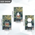 thumbnail image 7 of Yayeee Toggle Light Switch Wall Plate 1-Gang 4.5"x2.7" Home Decorative Outlet Cover, Sunshine Goldfish, 7 of 7